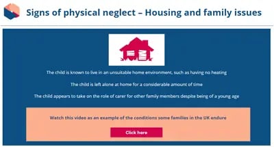 Adverse Childhood Experiences Signs of physical neglect
