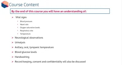Basic Observation objectives