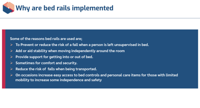 Bed Rails implementation