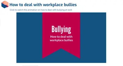 Bullying and Harrassment How to deal with workplace bullies animation