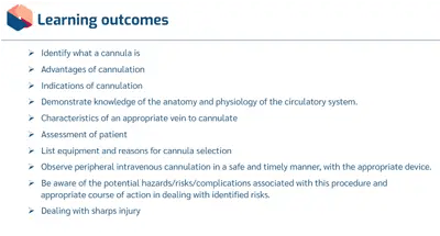 Cannulation objectives
