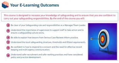 Child Safeguarding Advanced Objectives