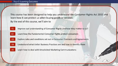 Consumer Rights Act Learning Outcomes