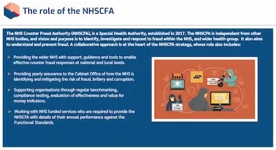 Countering Fraud, Bribery & Corruption NHSCFA
