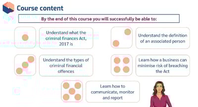 Criminal Finance Act learning outcomes