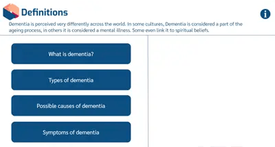 Dementia Awareness Definitions