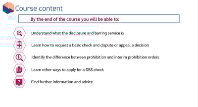 Disclosure and Barring Service Checks Learning Outcomes (1)