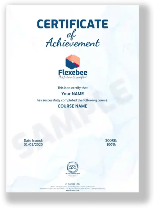 FLXB Certificate