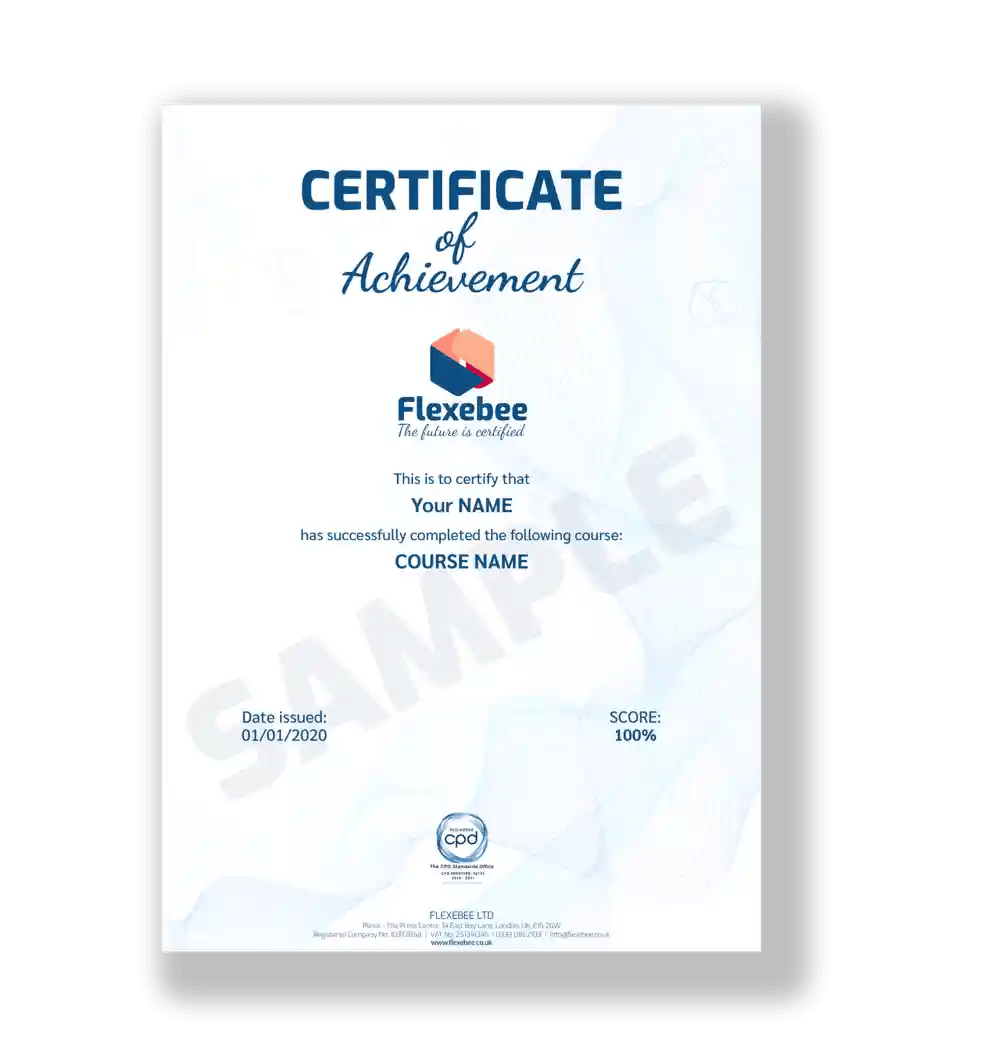 FLXB Certificate reduced, aed, aed meaning, what does aed stand for, what is aed, aed defibrillator, aed training, aed first aid, what is aed training, cpr aed training online, skills for care endorsed provider