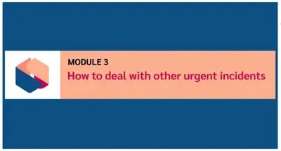 First Aid Essentials in Education module 2