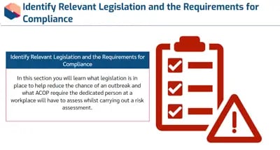 Legionella Awareness Relevant Legislation