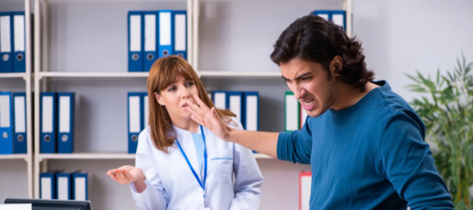 Managing conflict with angry patient