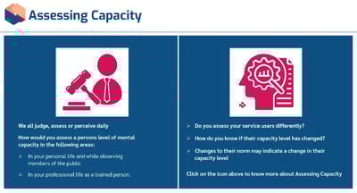 Mental Capacity Act and Deprivation of Liberties Awareness Assessing Capacity