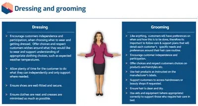 Personal Care Dressing and Grooming