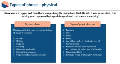 Safeguarding of Adults Level 1 Physical abuse