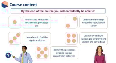 Safer Recruitment in Education learning outcomes