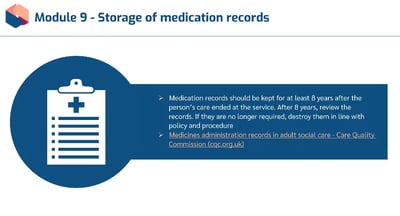 Screenshot of Medication Advanced Module 9