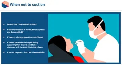 Suction and Nebuliser when not to suction