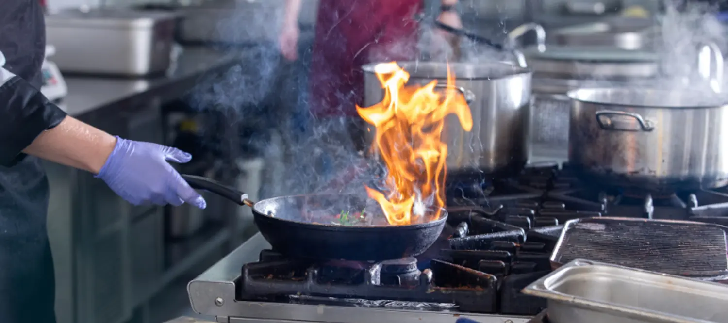 Kitchen fire risk in care homes