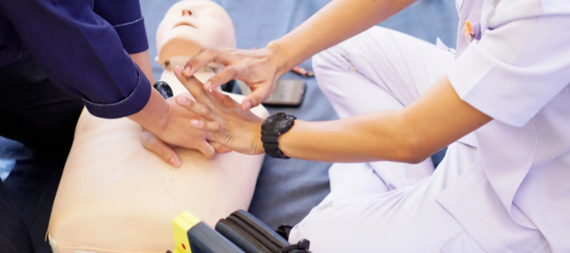 First aid training for care home staff